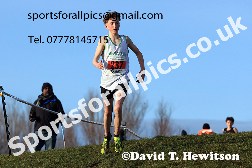 Boys under-15s 2024 NECAA Cross Country Champs., Temple Park, South Shields. Photo: David T. Hewitson/Sports for All Pics